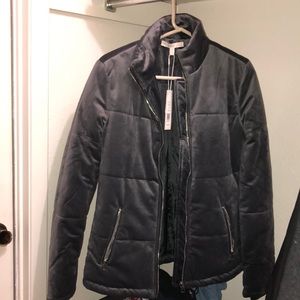 Star crossed lovers velvet puffer coat